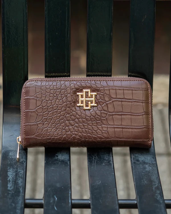 Caroline Hill - Penelope Wallet - Chocolate EC