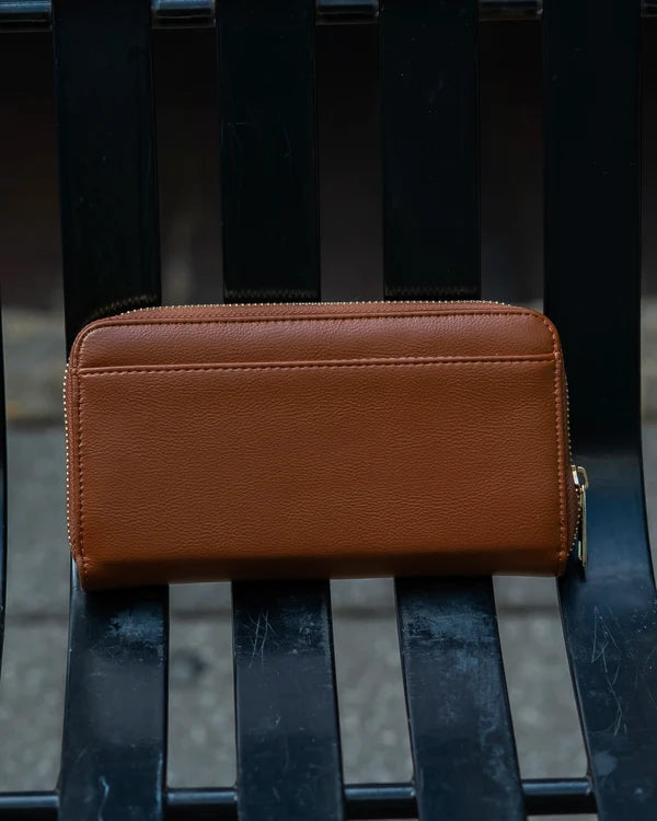 Caroline Hill - Penelope Wallet - Saddle
