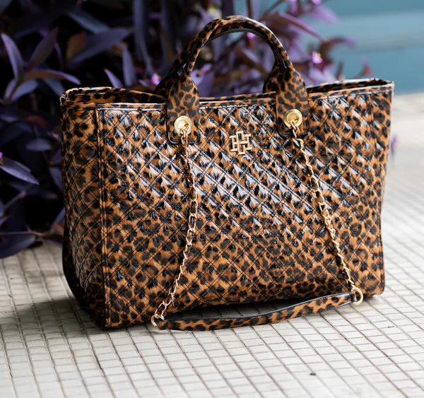 Caroline Hill - Missy Tote - Spotted Patent
