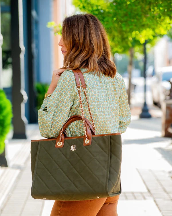 Caroline Hill - Missy Tote - Olive S LD