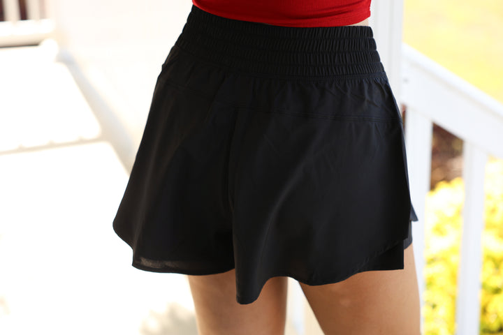 Active Poly Micro Short "Black"