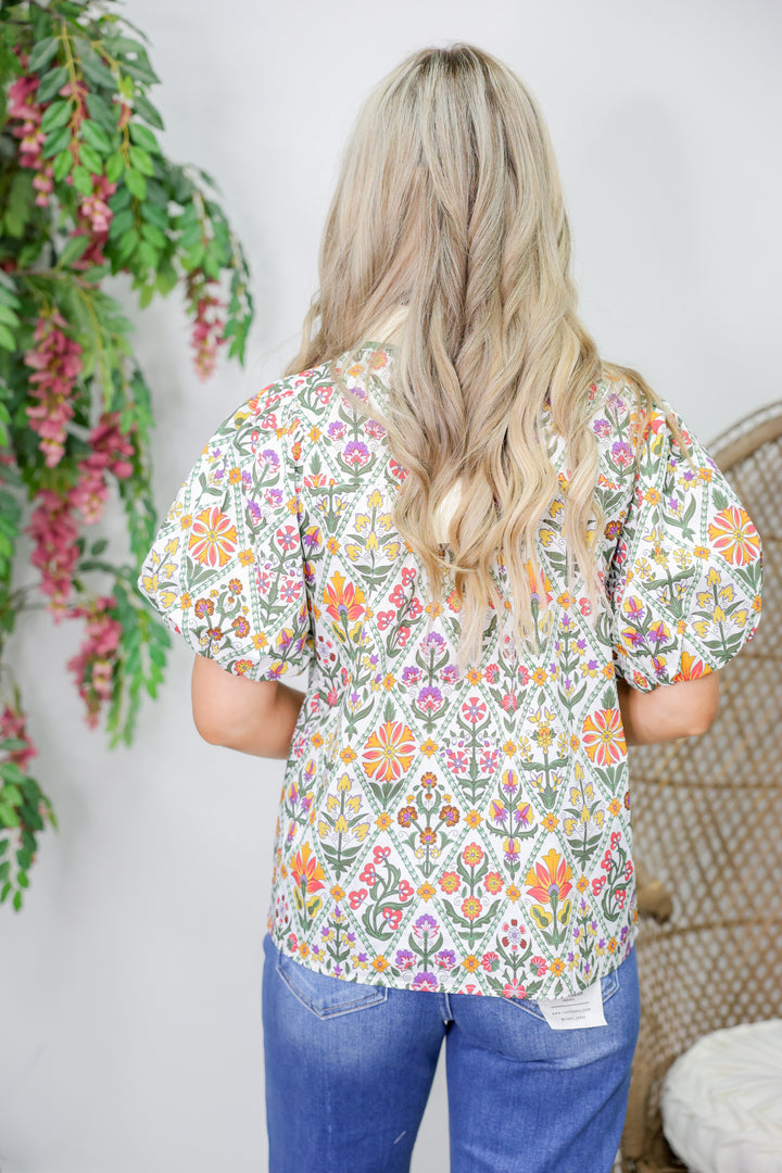Fall Floral Top