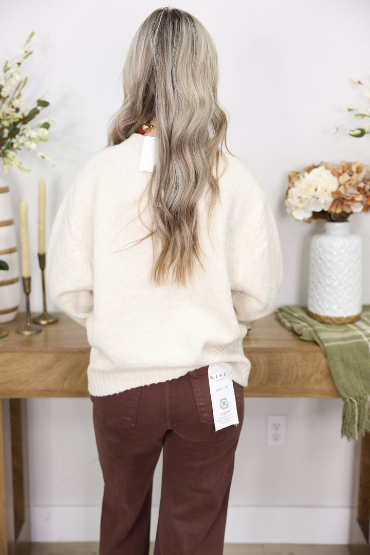 Pull Over Sweater "Light Taupe"