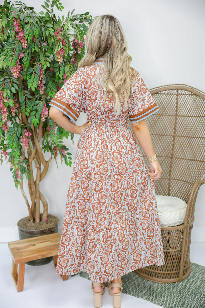 Timeless Treasure Midi Dress "Camel"