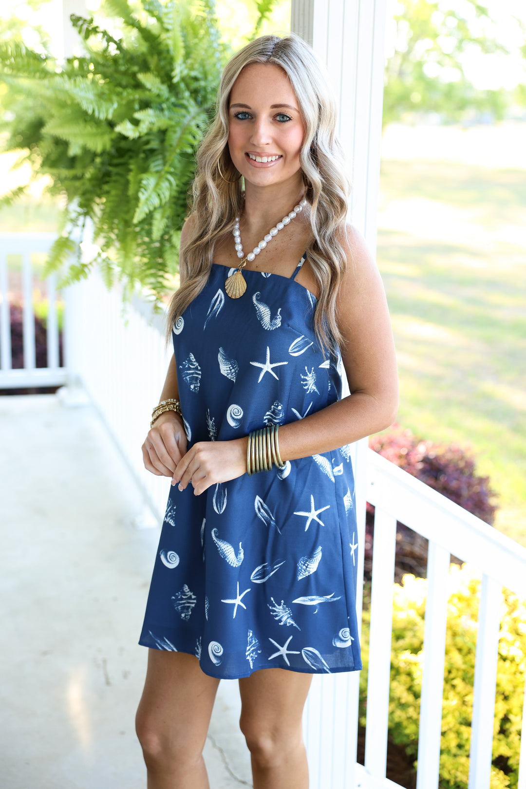 Nautical Daydream Mini Dress "Navy"