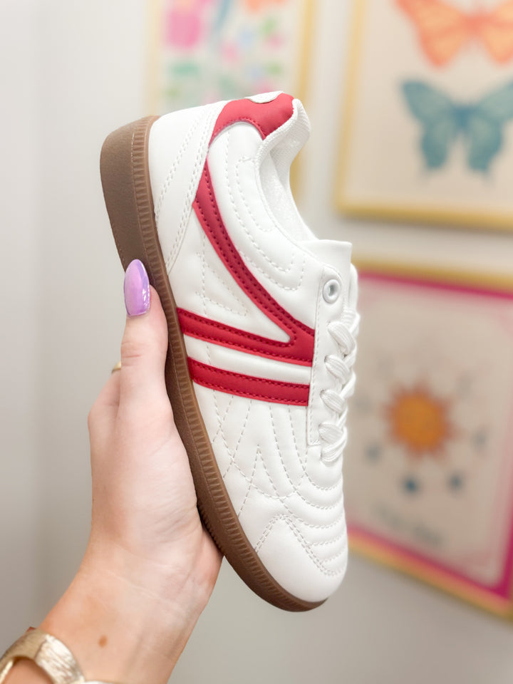 Lizzy Sneaker "Red/White"