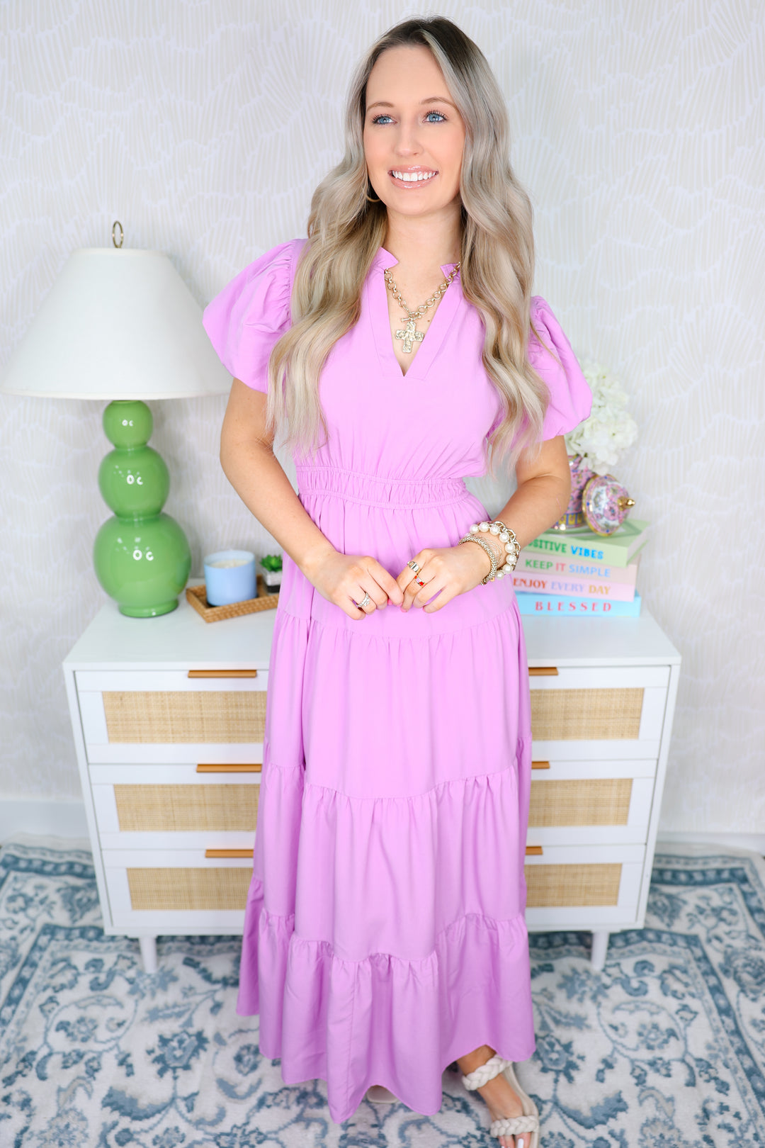 Everyday Elegance Dress "Lavender"