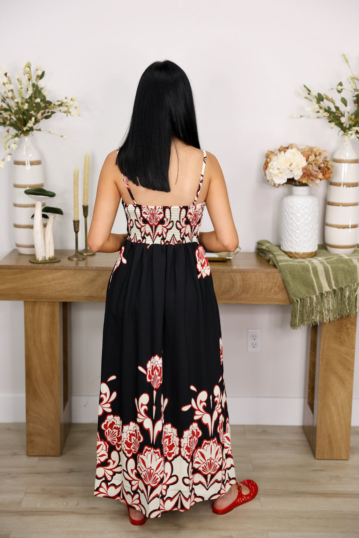 Arabian Nights Dress "Red/Black"