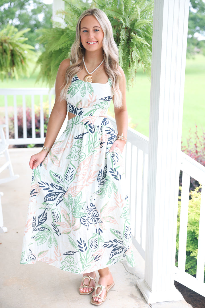Island Palms Dress
