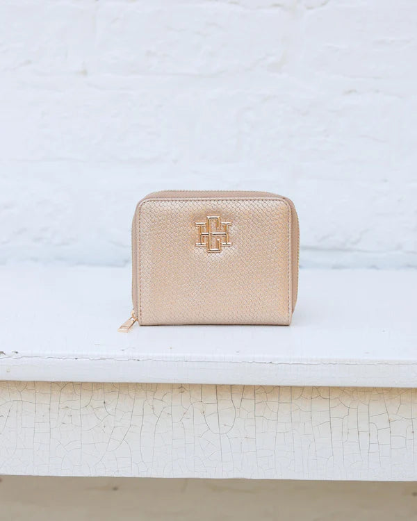 Caroline Hill - Blakely Wallet - Woven Gold