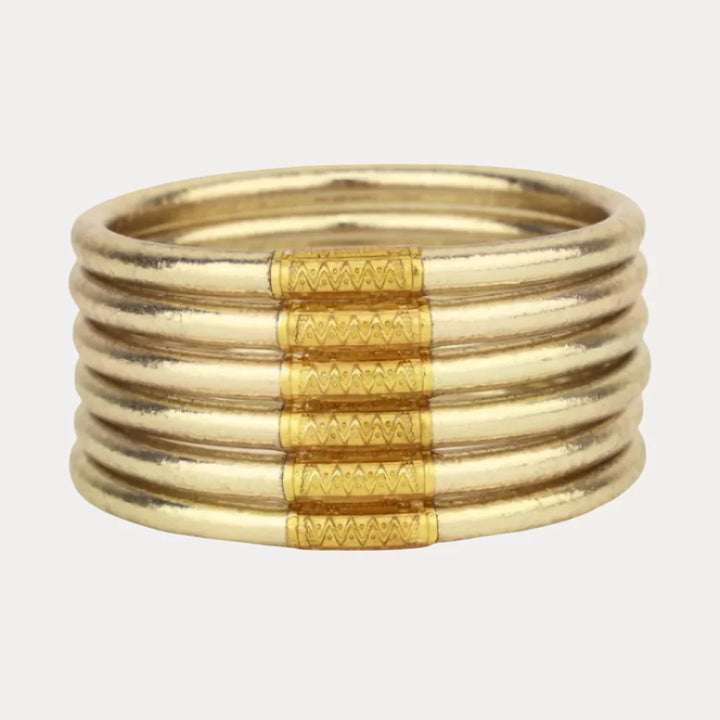 BuDhaGirl - Etoile All Weather Bangles® (Set of 6) - Serenity Prayer