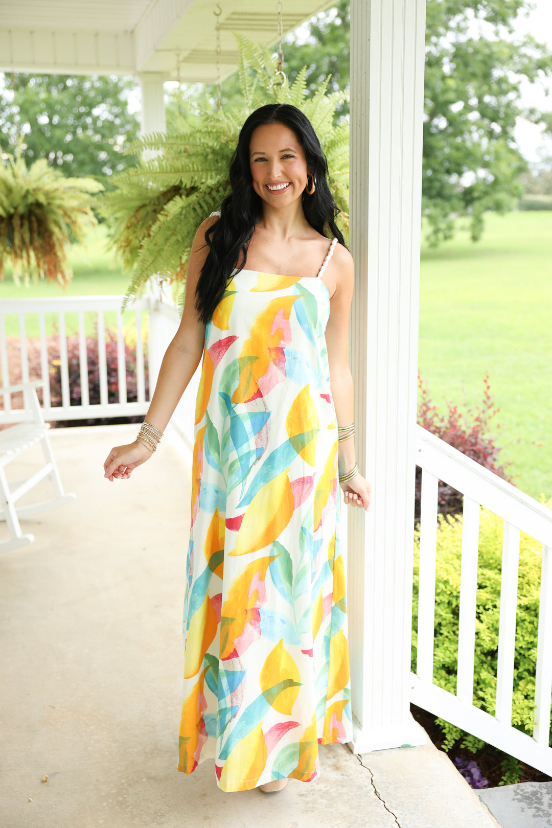 The Savannah Maxi Dress "Multi"