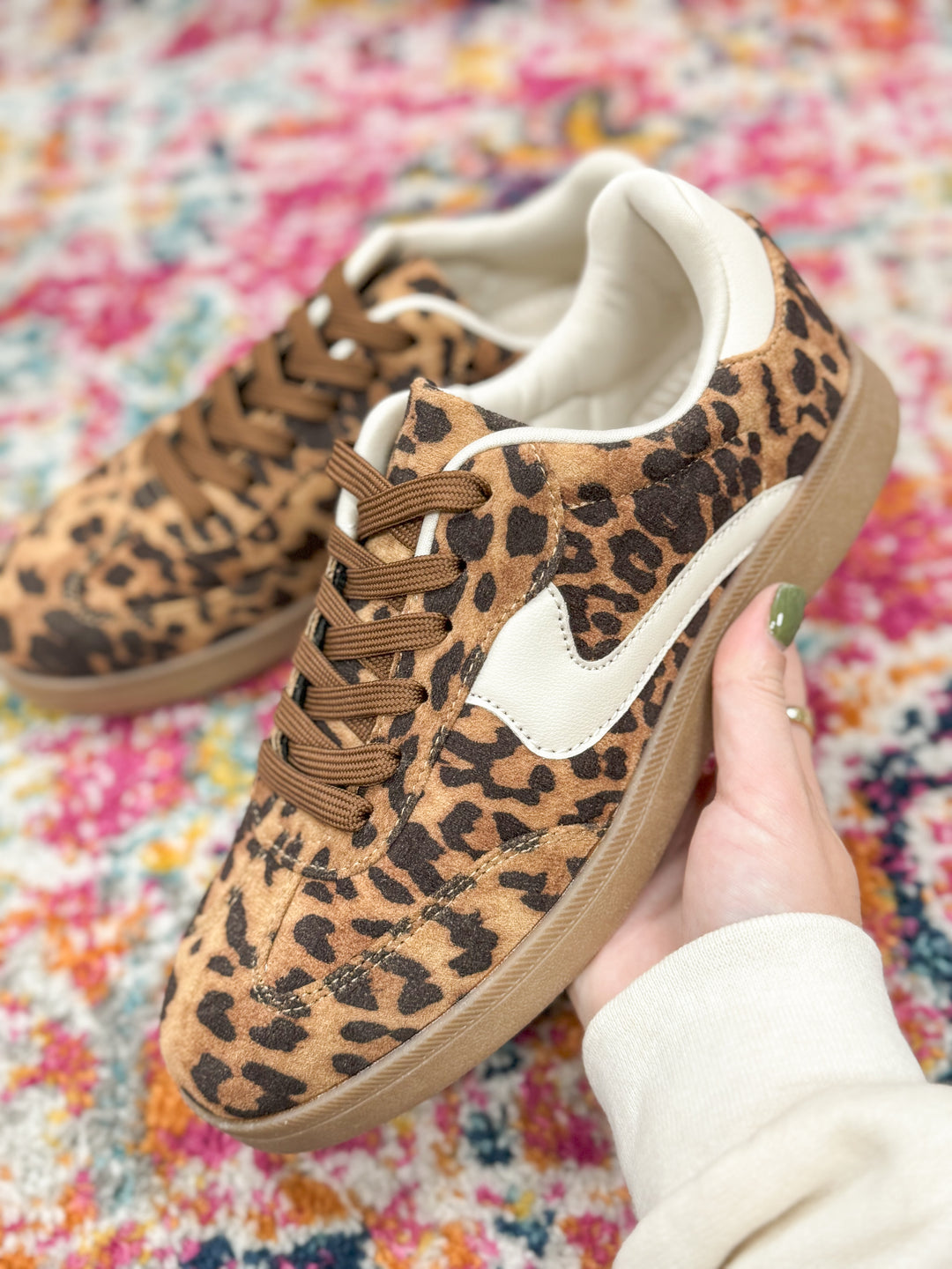 Walker Stripe Sneakers "Leopard"