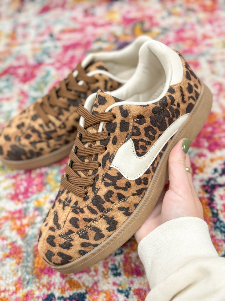 Walker Stripe Sneakers "Leopard"