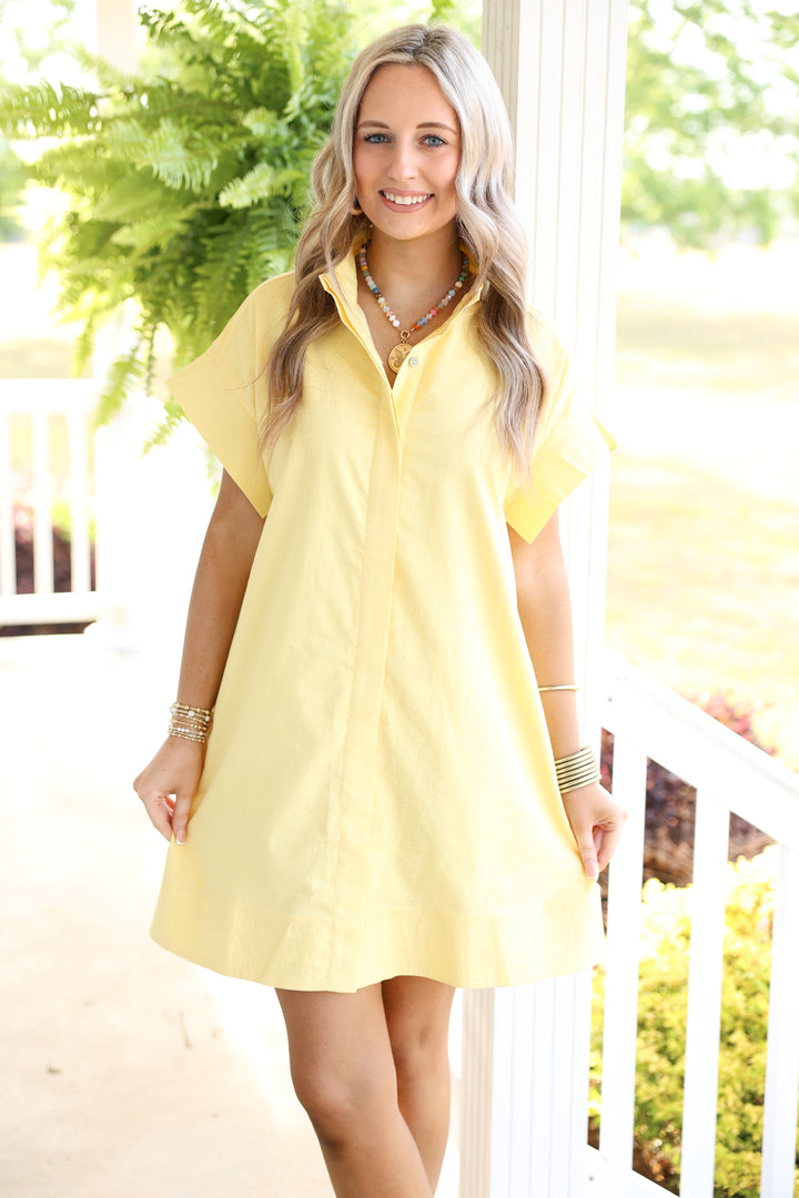 Easy Living Mini Dress "Yellow"