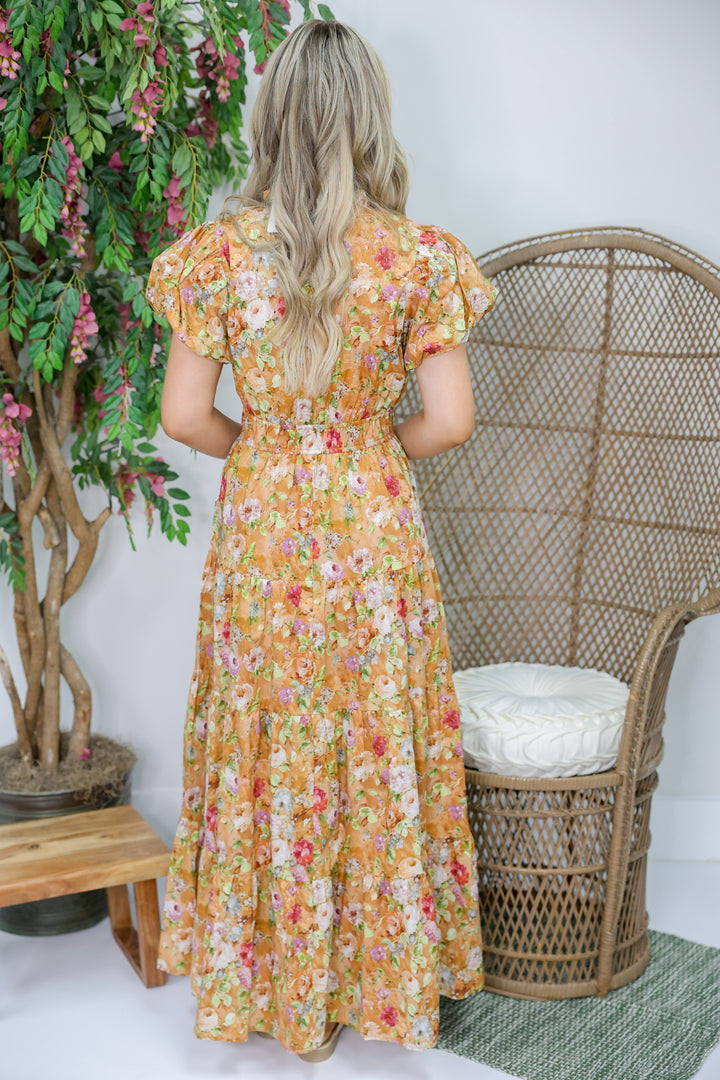 Everyday Elegance Dress "Terra Cotta"