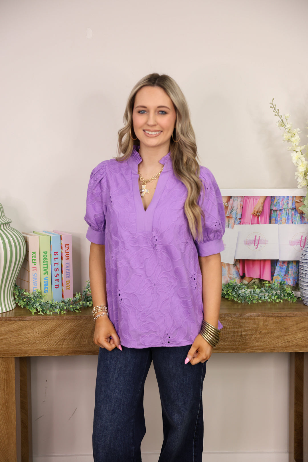 The Darling Top "Lavender"