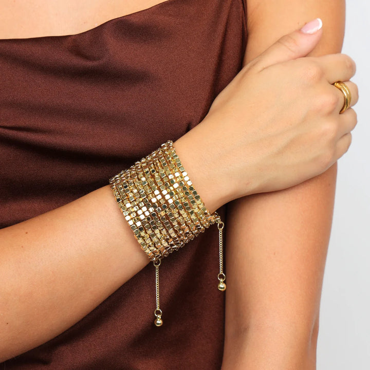 BuDhaGirl - Gold Omega Wrist Wrap