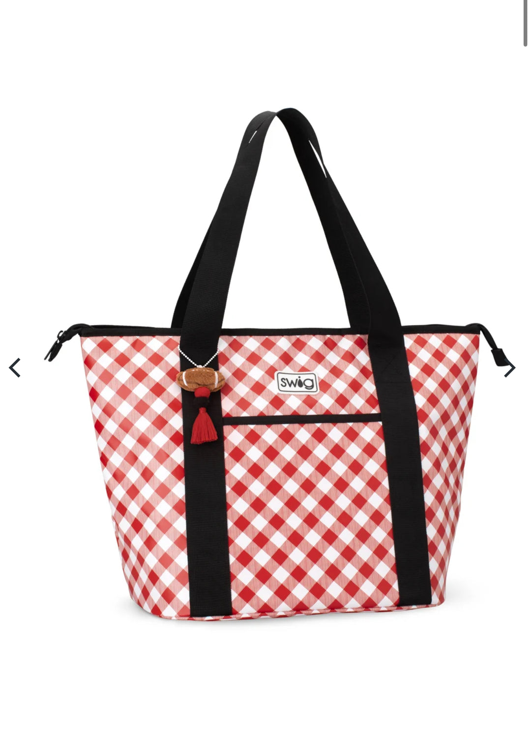Swig - Gameday Gingham Red + Black Zippi 36 Cooler