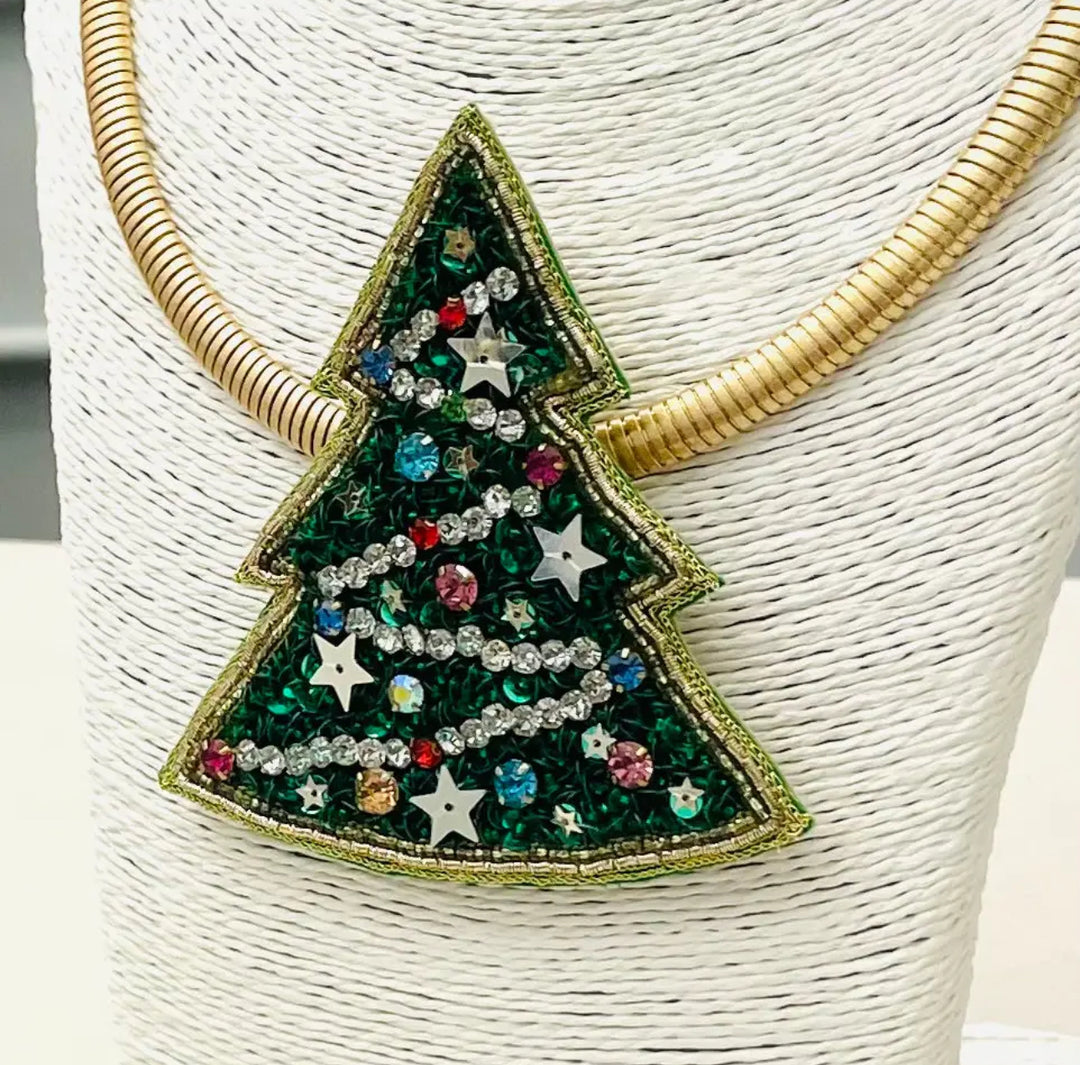 Christmas Tree Necklace
