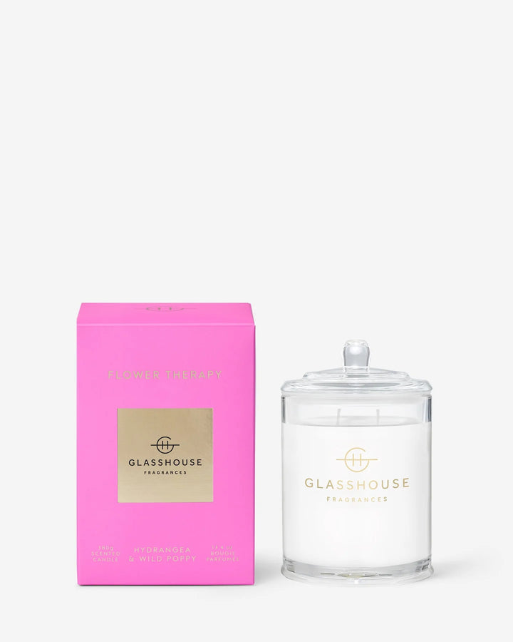 Glasshouse - 13.4 oz. Scented Candle - Flower Therapy