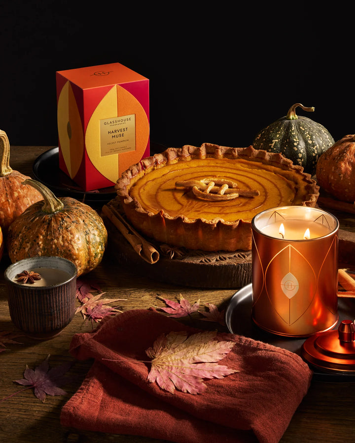 Glasshouse - 13.4 oz. Scented Candle - Harvest Muse