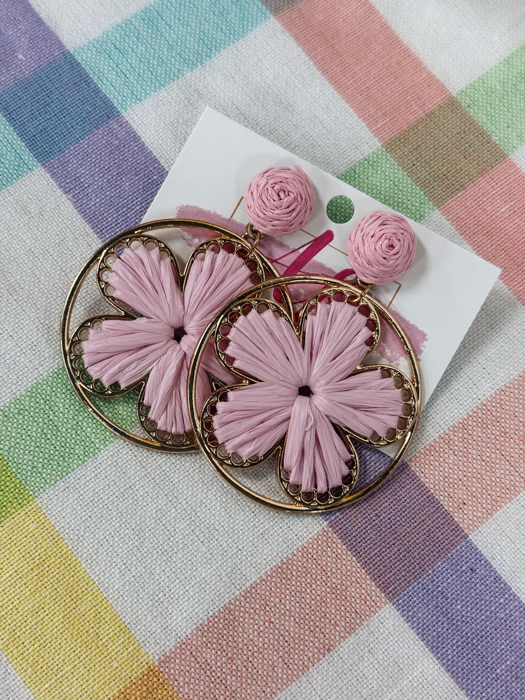 Flower Earrings "Light Pink"