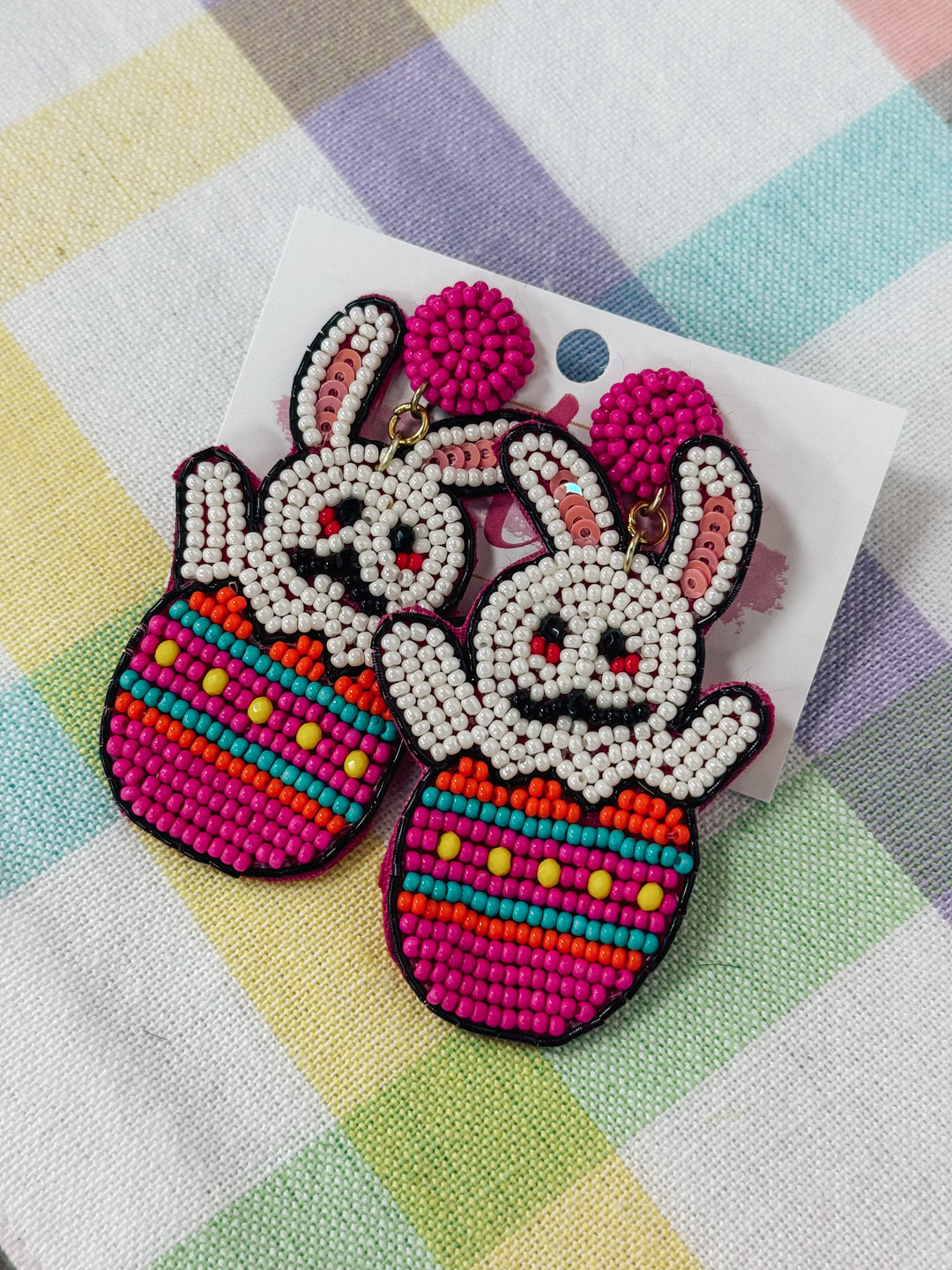 Easter Egg & Bunny Earrings