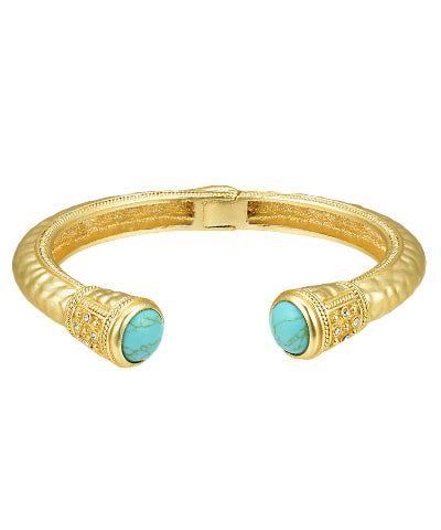 Landry Bracelet "Gold/Aqua"