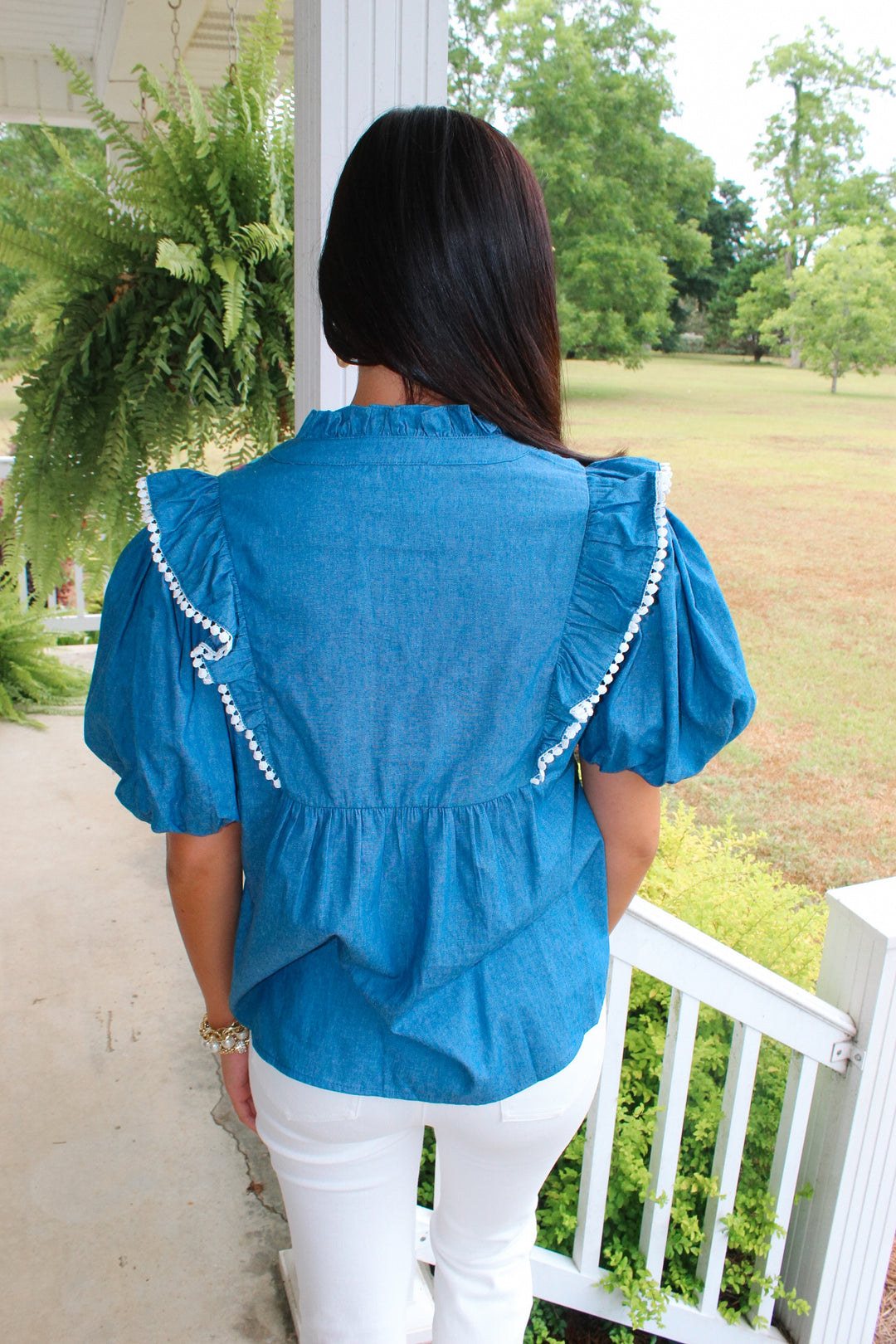 Denim Darling Top