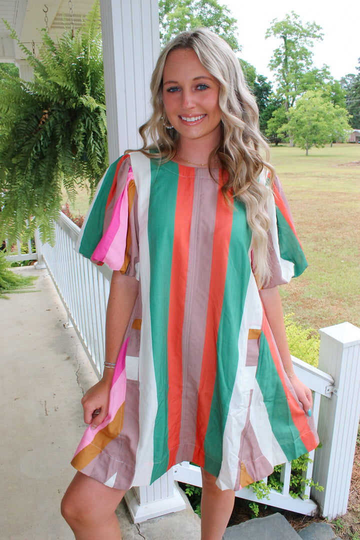 Sassy Stripes Dress