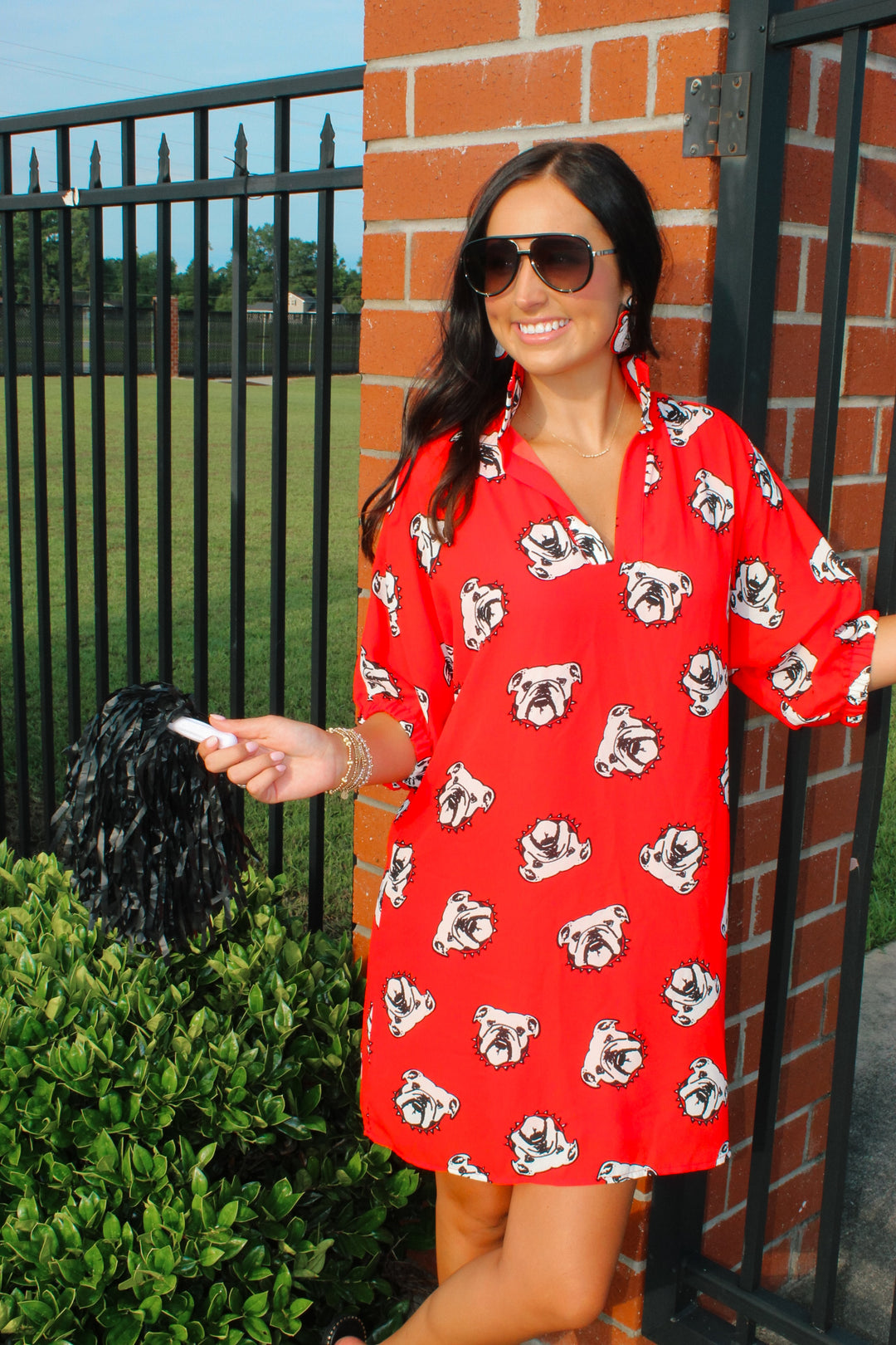 Adrienne - Charlotte Dress "Bulldogs"