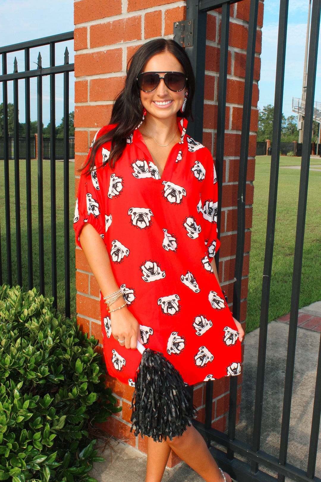 Adrienne - Charlotte Dress "Bulldogs"