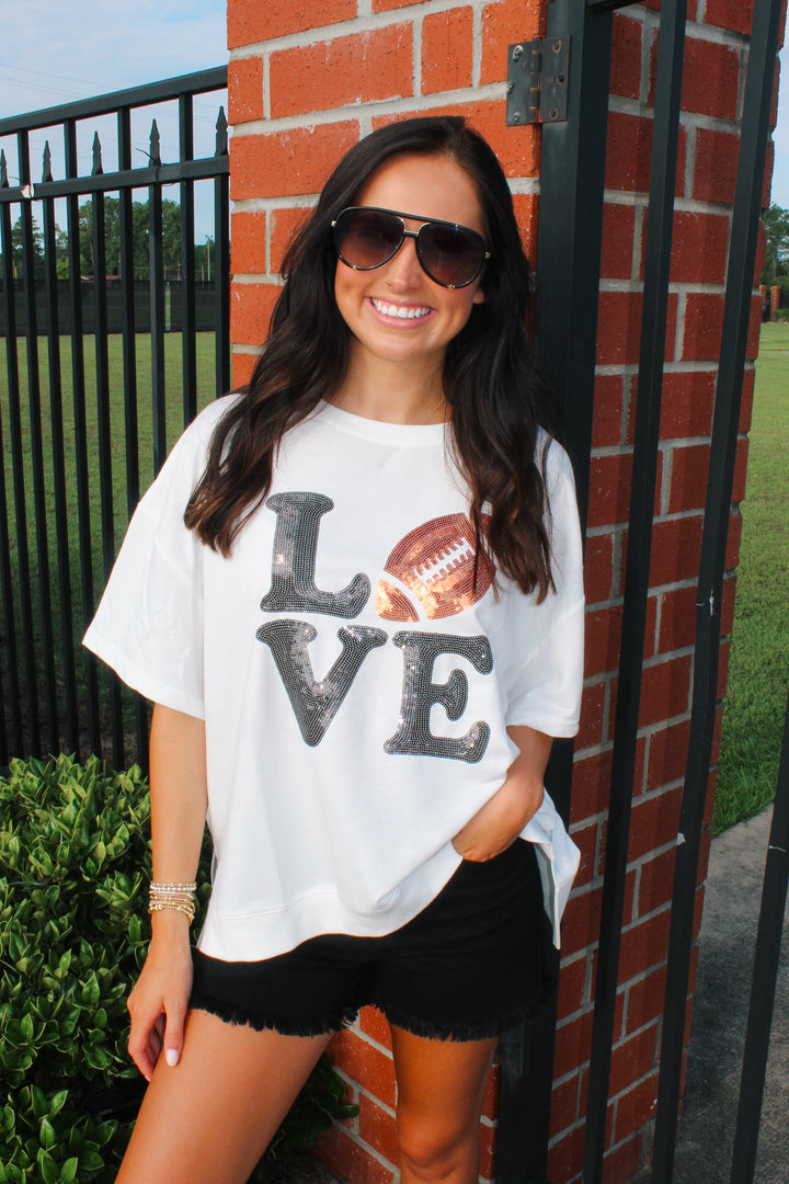 Football Love Tee