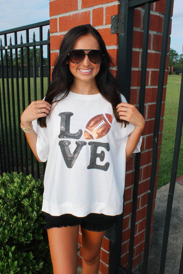 Football Love Tee