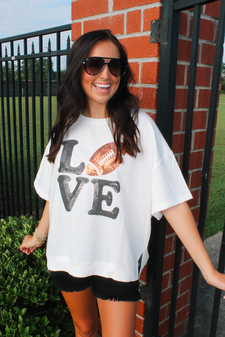 Football Love Tee