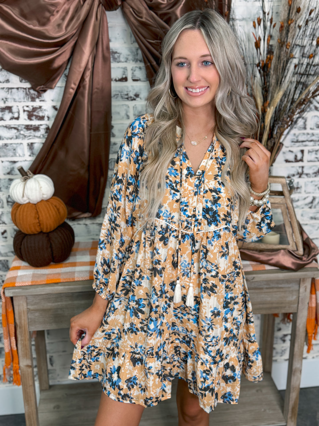 Autumn Breeze Mini Dress