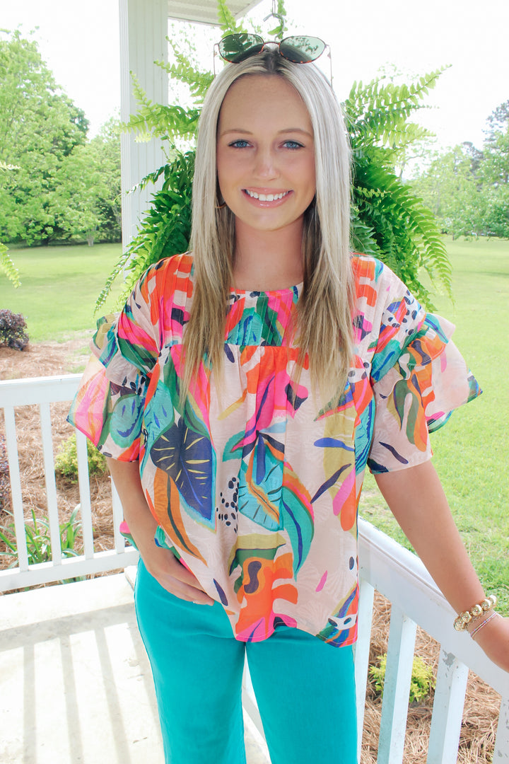 Cabo Printed Top