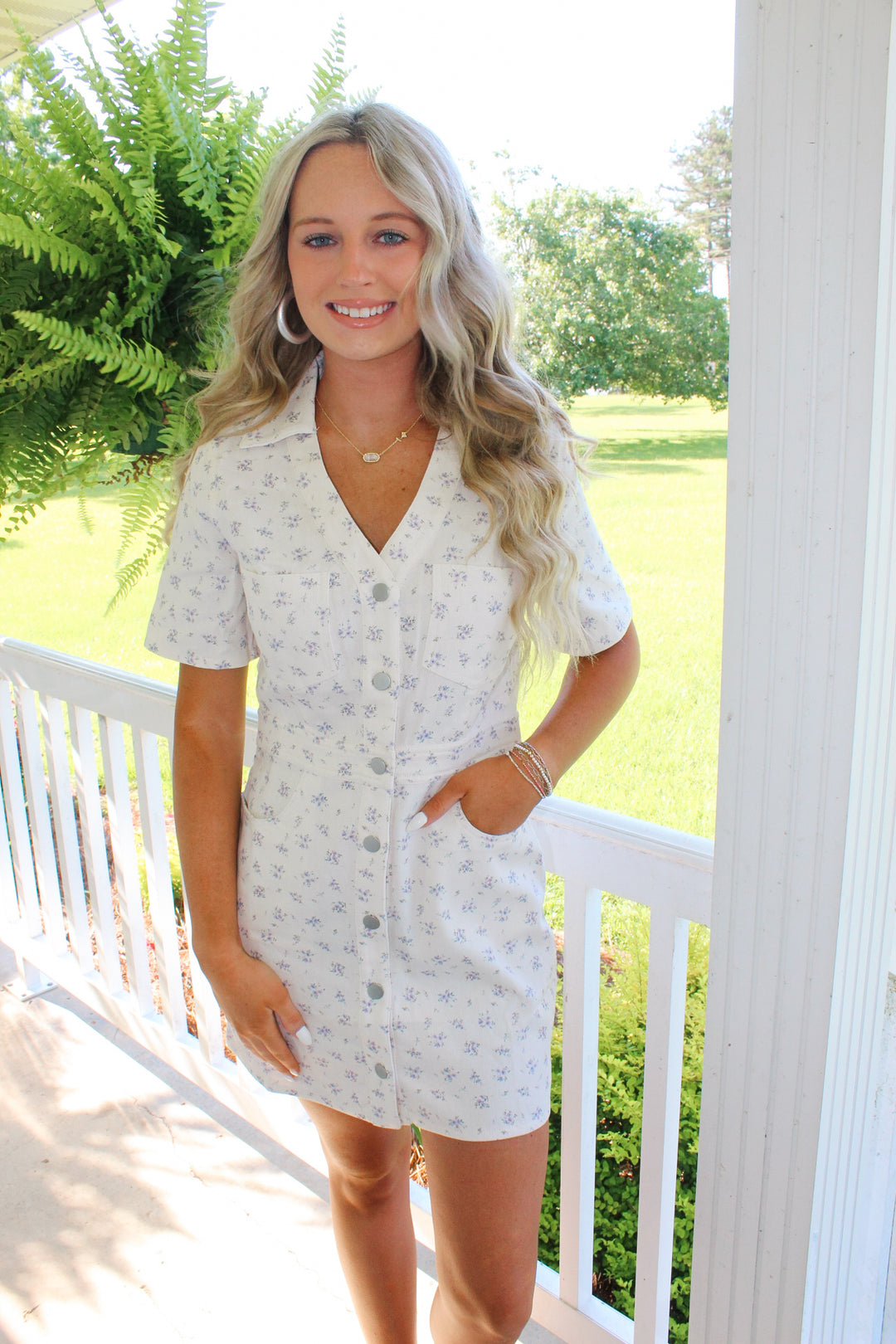 Garden Party Denim Dress Small Garden Party Denim Dress Small