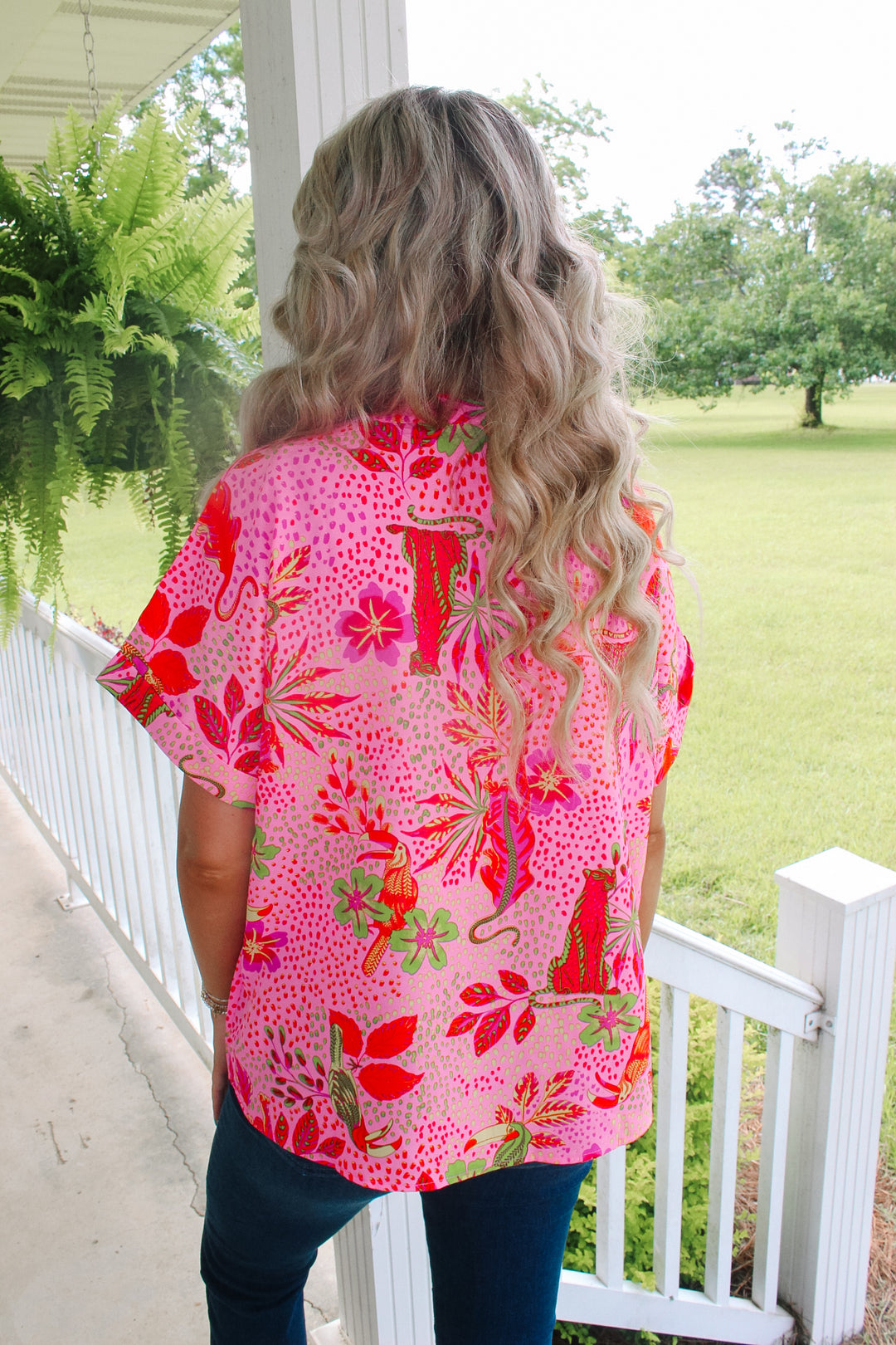 Turning Tropical Printed Top