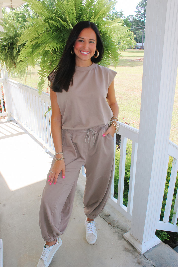 Jessica Jumpsuit "Mocha"