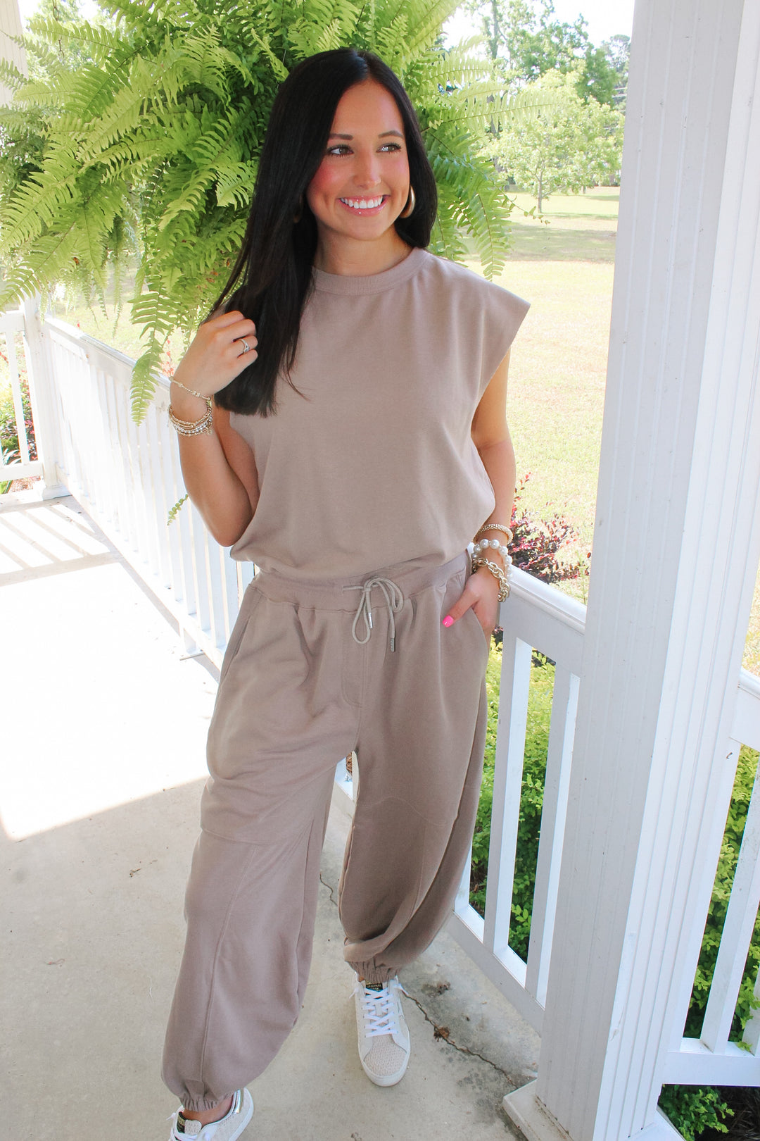 Jessica Jumpsuit "Mocha"