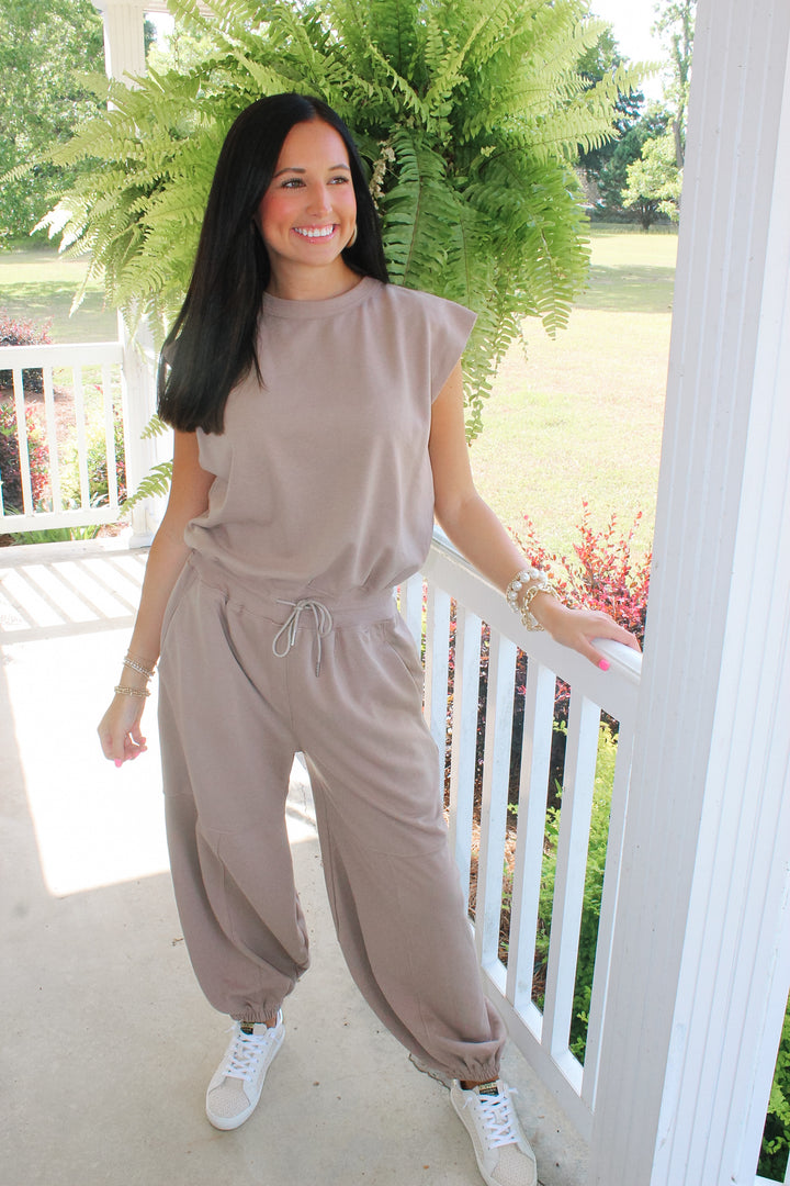 Jessica Jumpsuit "Mocha"