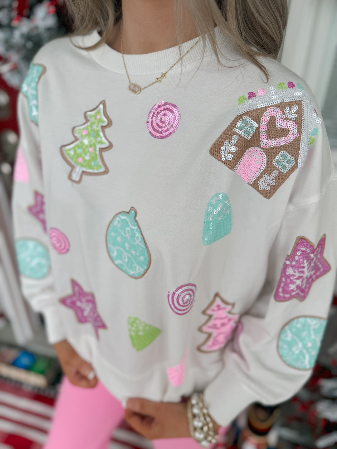 Millie Sweatshirt- Christmas "Gingerbread"