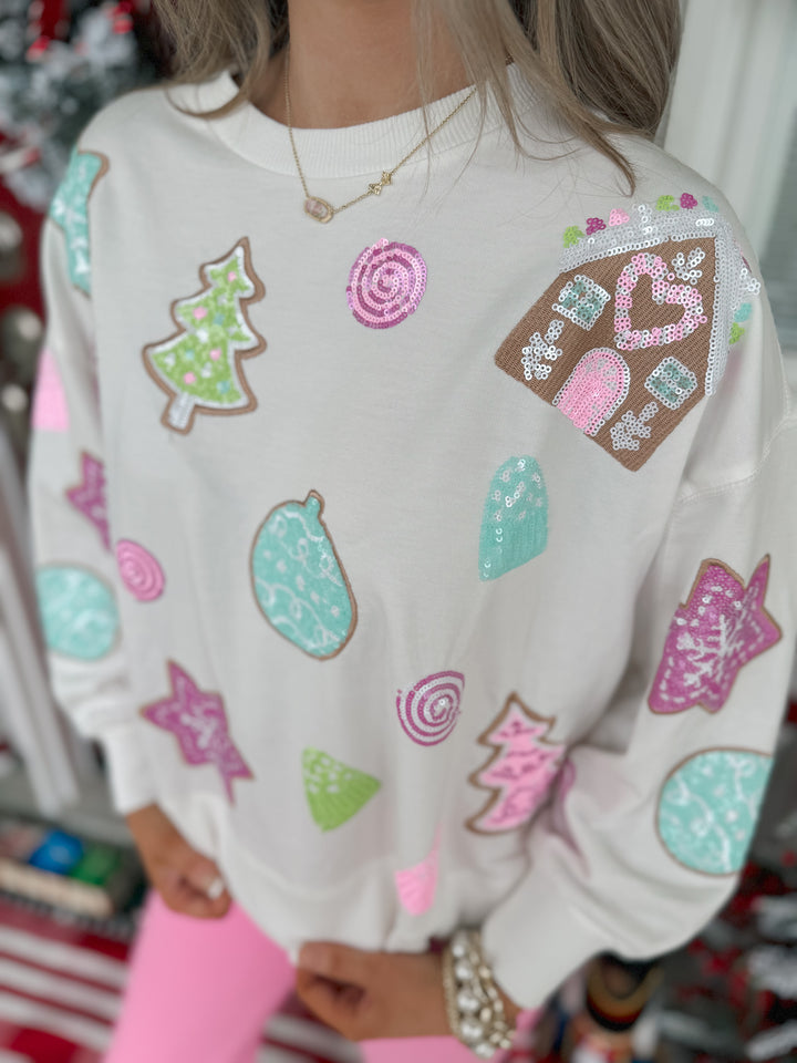 Millie Sweatshirt- Christmas "Gingerbread"