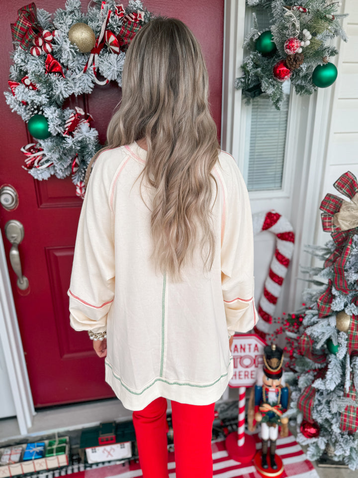 Jolly Old St. Nicholas Pullover "Cream"