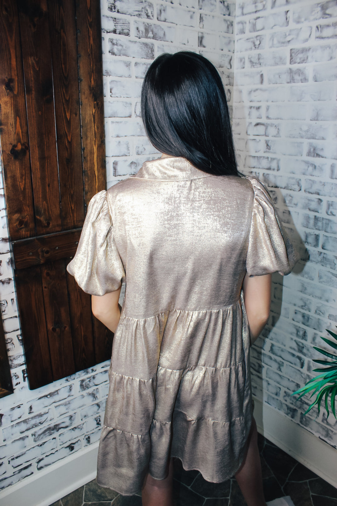 Shimmer In Your Step Dress