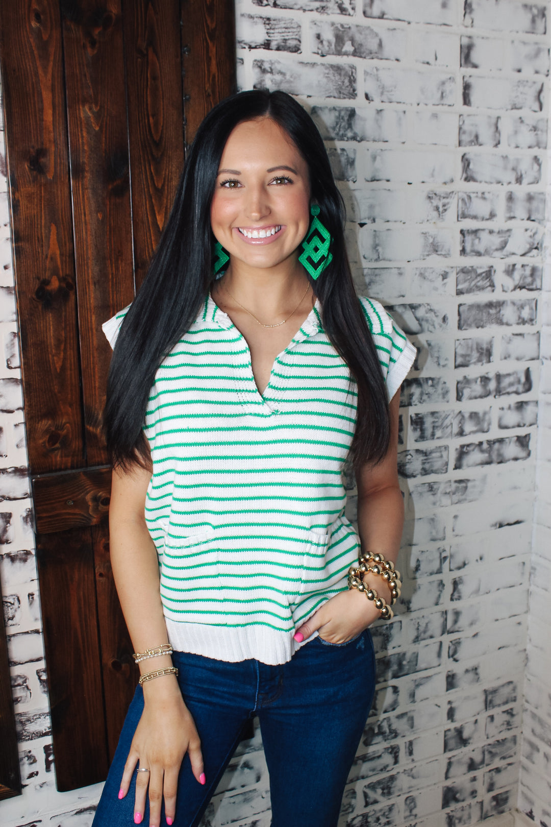 Go Green Sweater Top