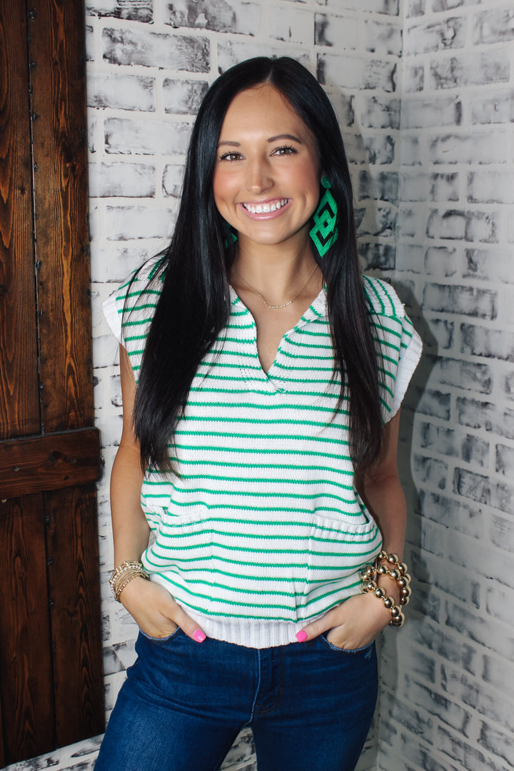 Go Green Sweater Top