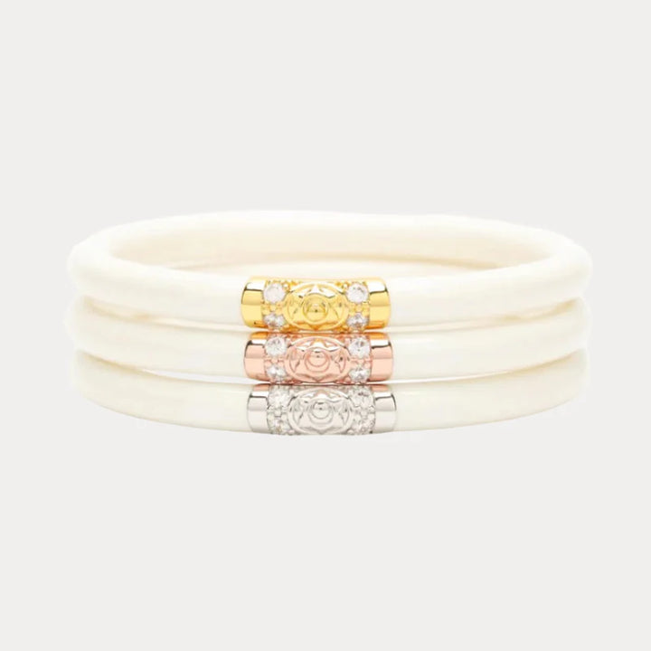 BuDhaGirl - Three Kings All Weather Bangles® - Ivory